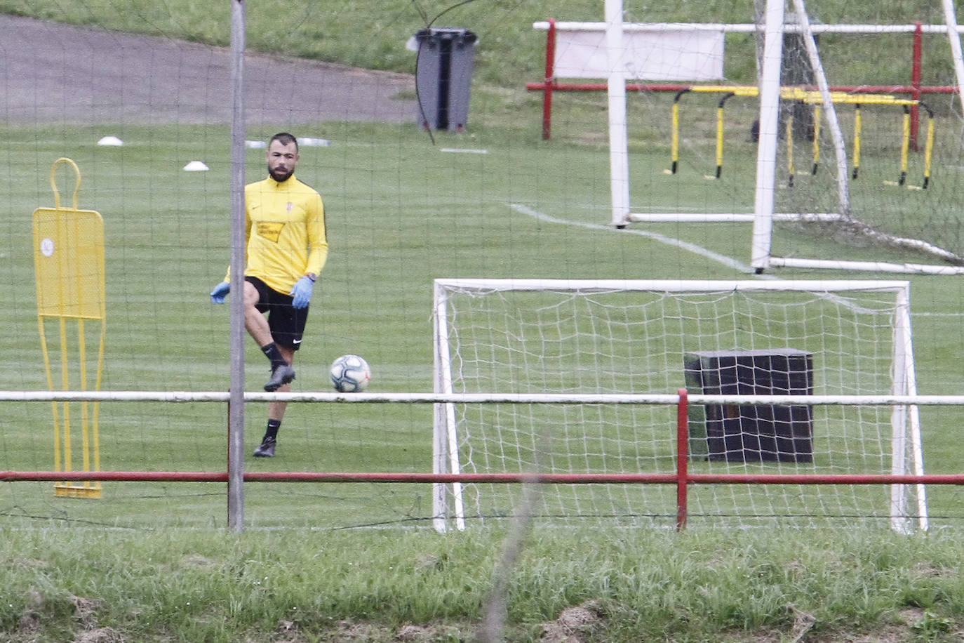 Fotos: Entrenamiento del Sporting (13/05/2020)