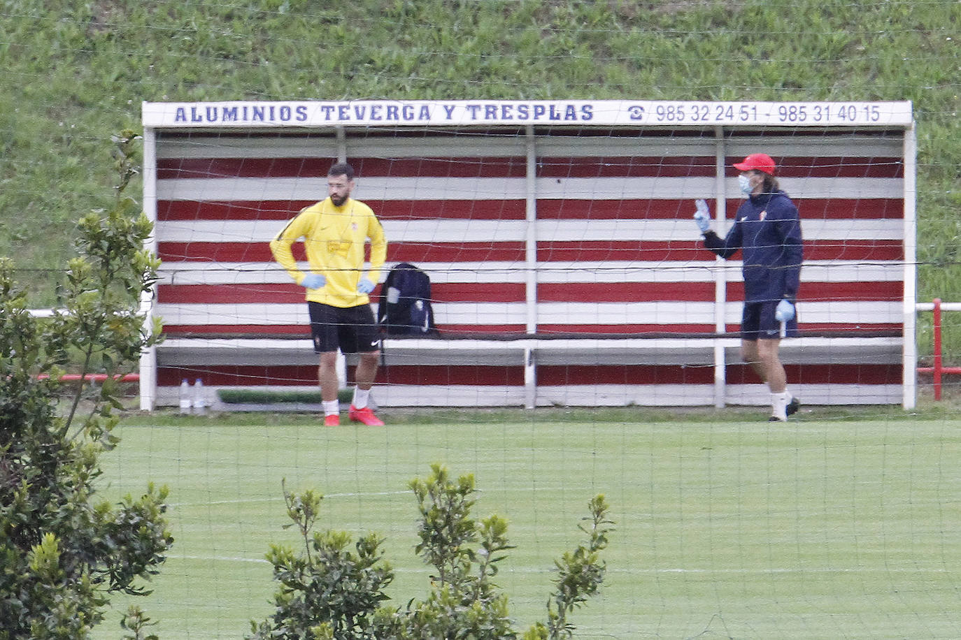 Fotos: Entrenamiento del Sporting (13/05/2020)