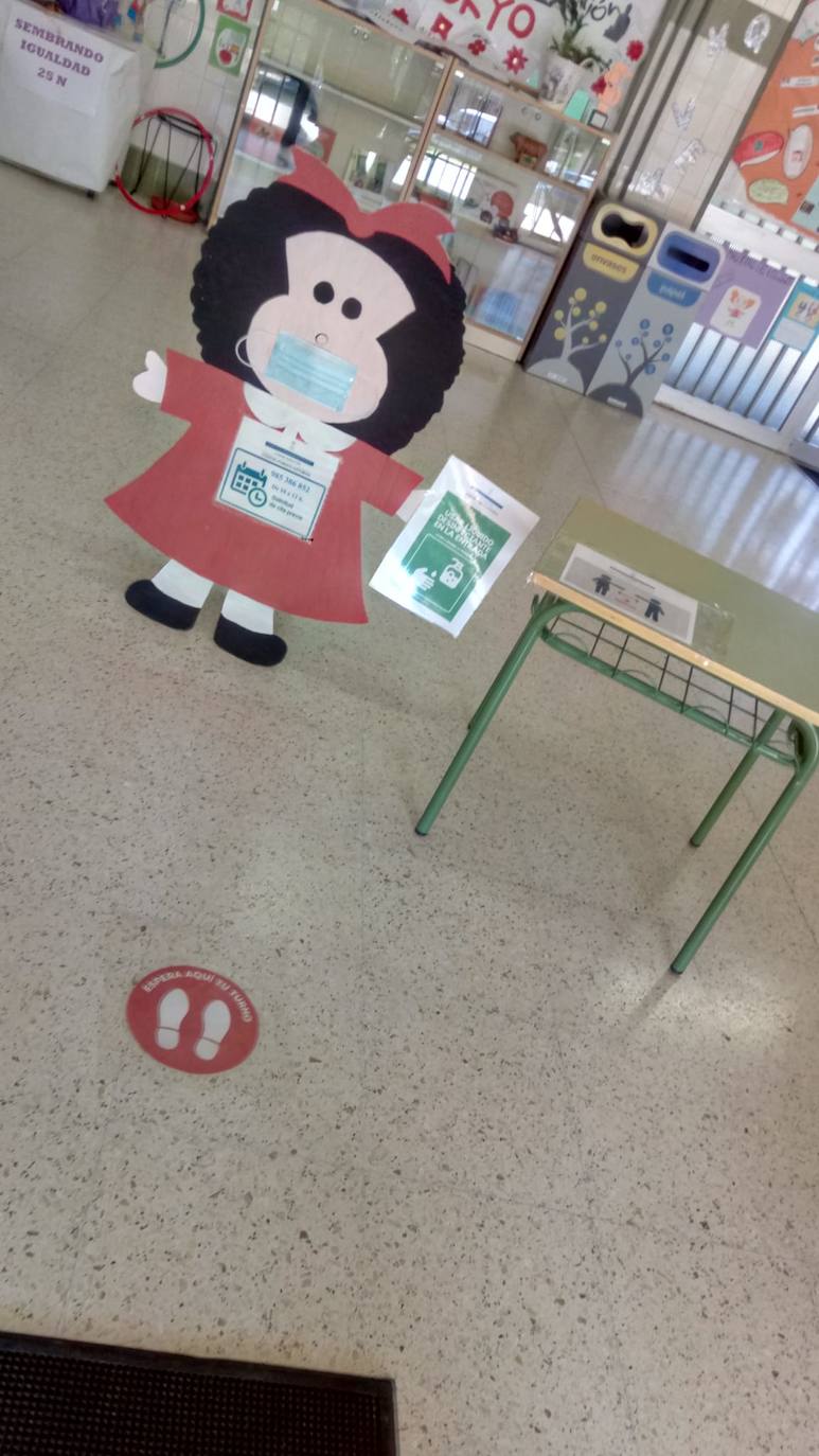 Fotos: Los centros educativos asturianos se preparan para su reapertura