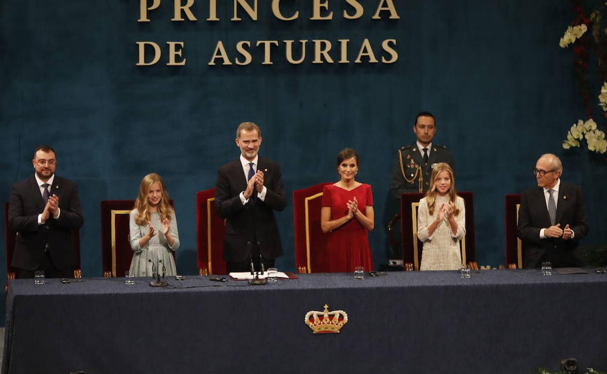 Entrega de los Premios Princesa de Asturias en 2019. 