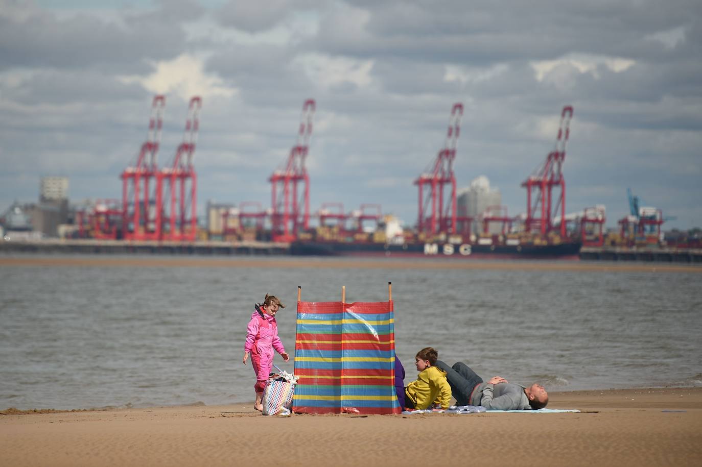 Playa en Brighton, Inglaterra