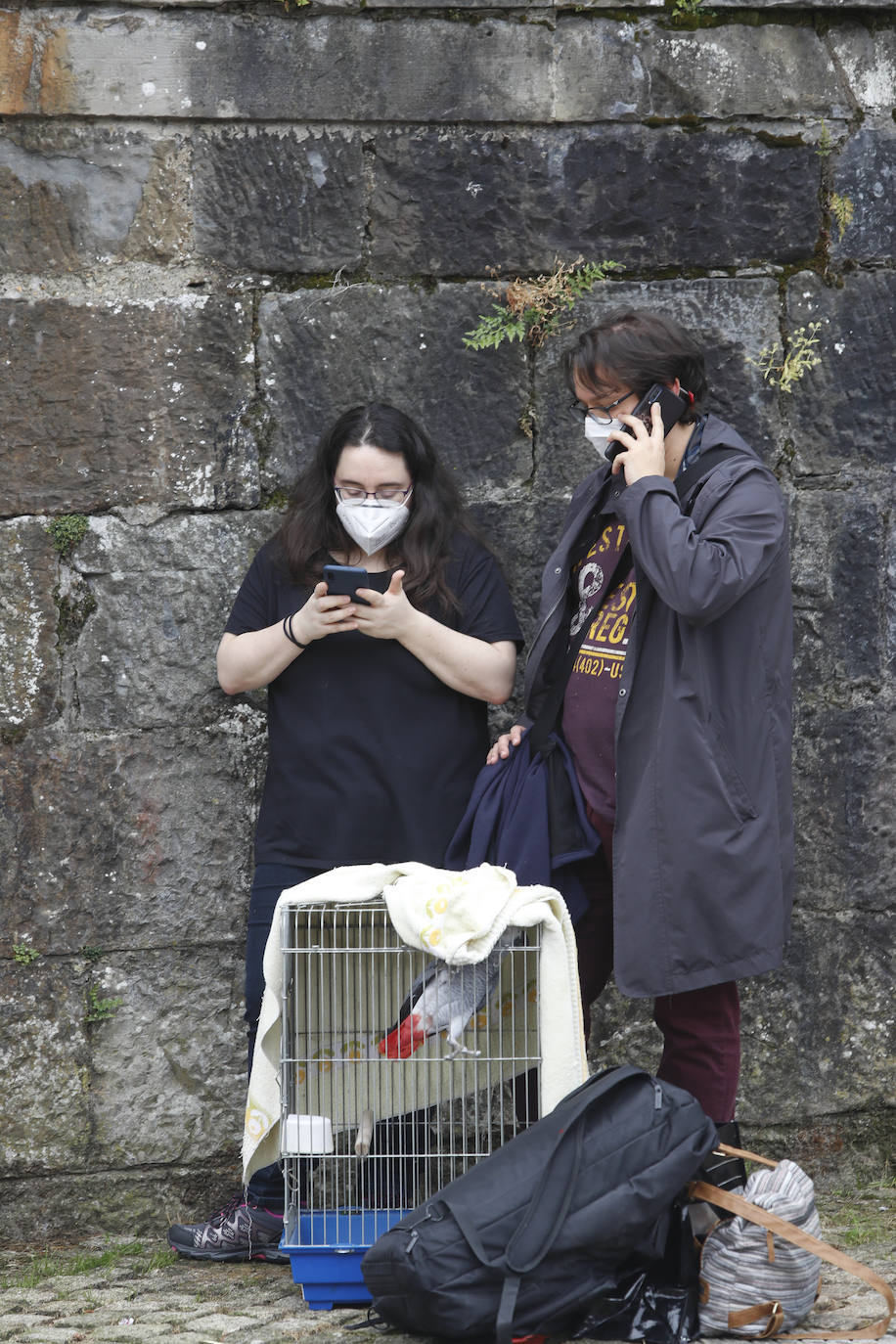 Policía Municipal y bomberos tuvieron que desalojar el inmueble. 