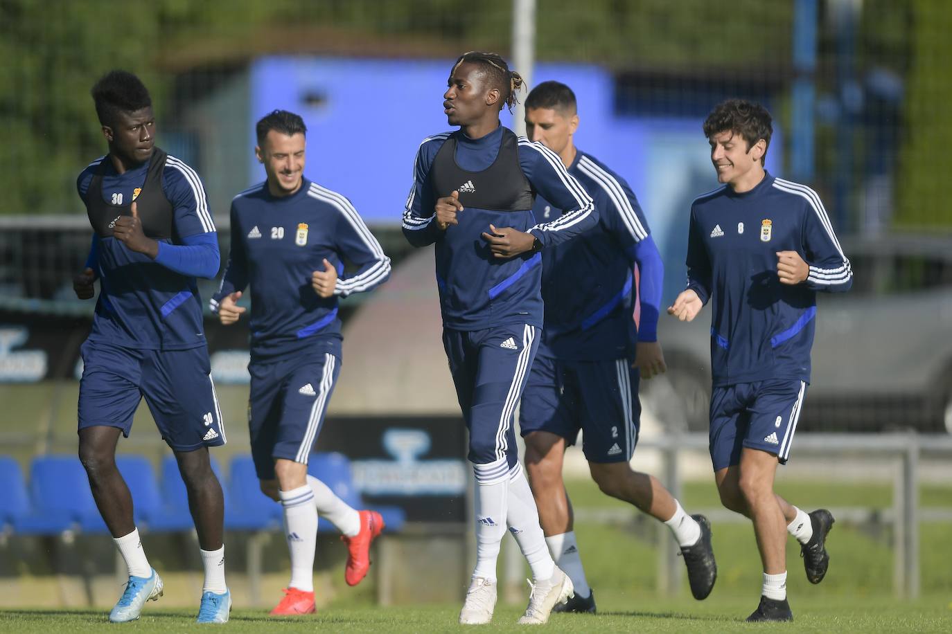 Fotos: Entrenamiento del Real Oviedo (25-5-20)