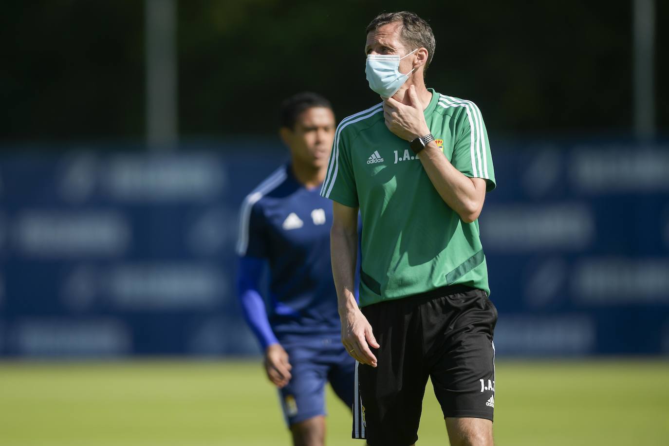 Fotos: Entrenamiento del Real Oviedo (25-5-20)