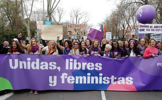 Marcha feminista del 8-M 