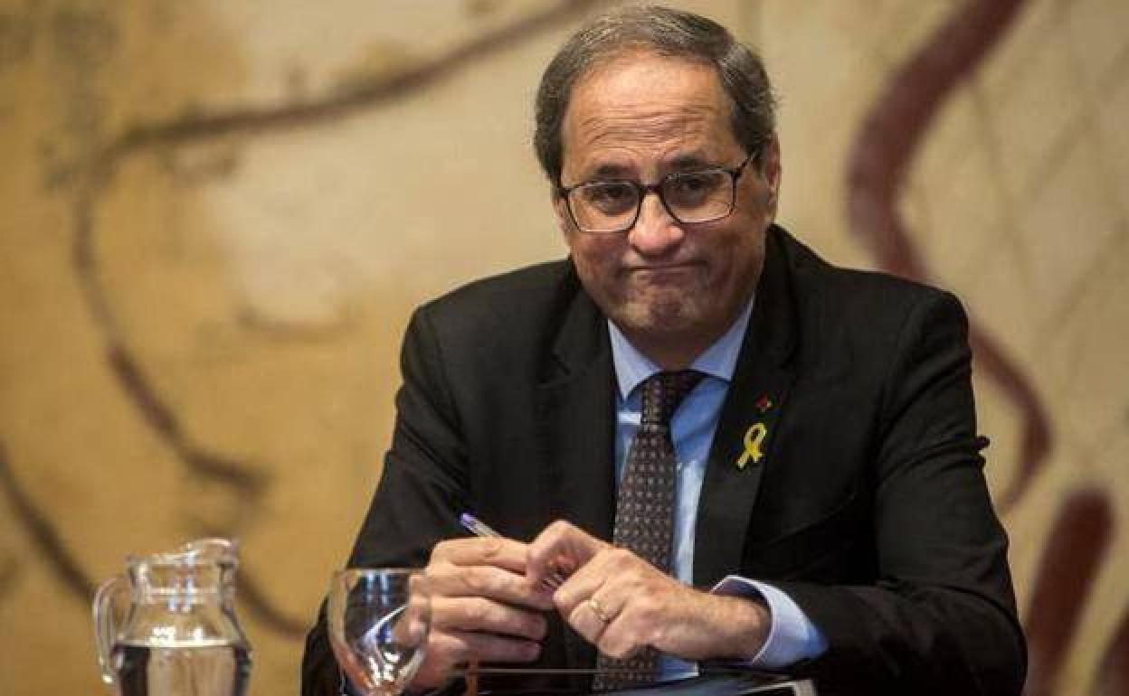 El presidente de la Generalitat, Quim Torra. 