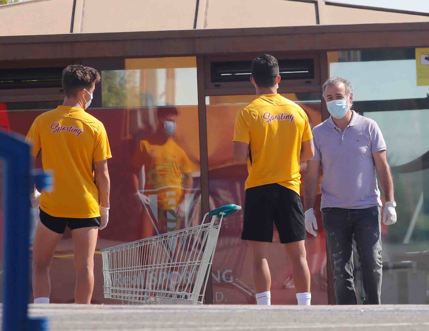 Fotos: Entrenamiento del Sporting (30-05-2020)