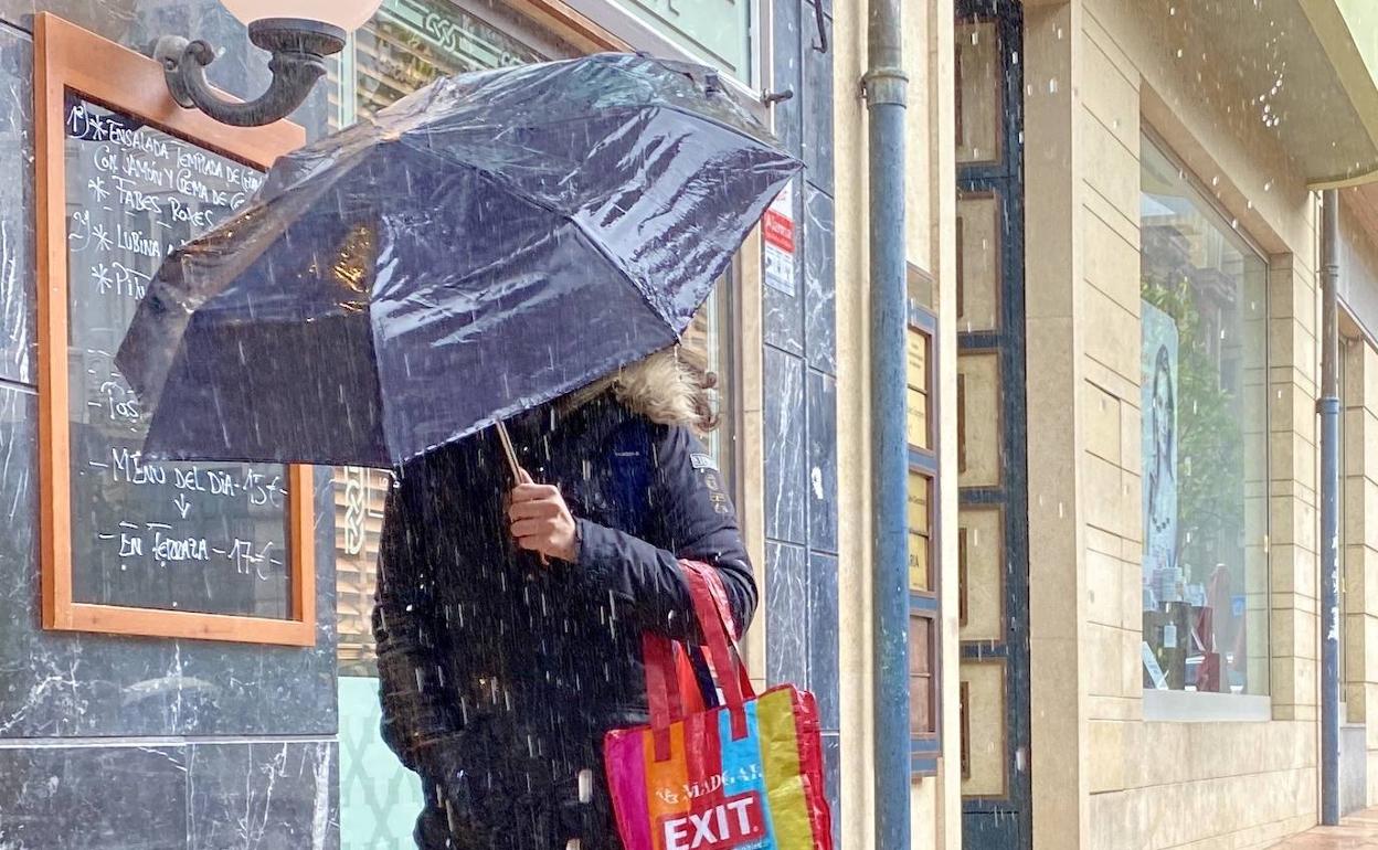 Las tormentas y el granizo obligan a sacar de nuevo el paraguas en Asturias