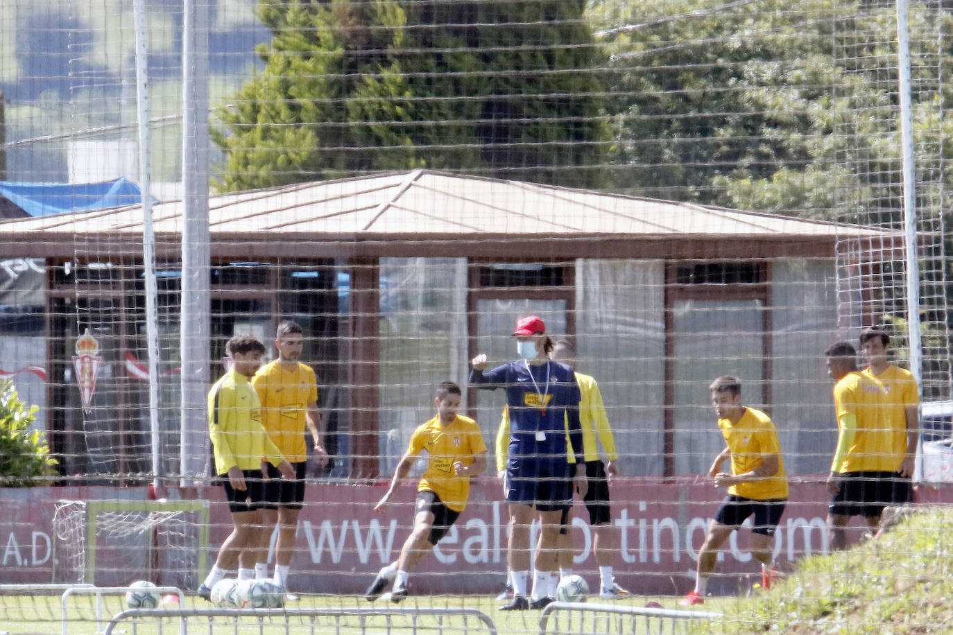 Los rojiblancos ya preparan su próximo partido ante el Depor