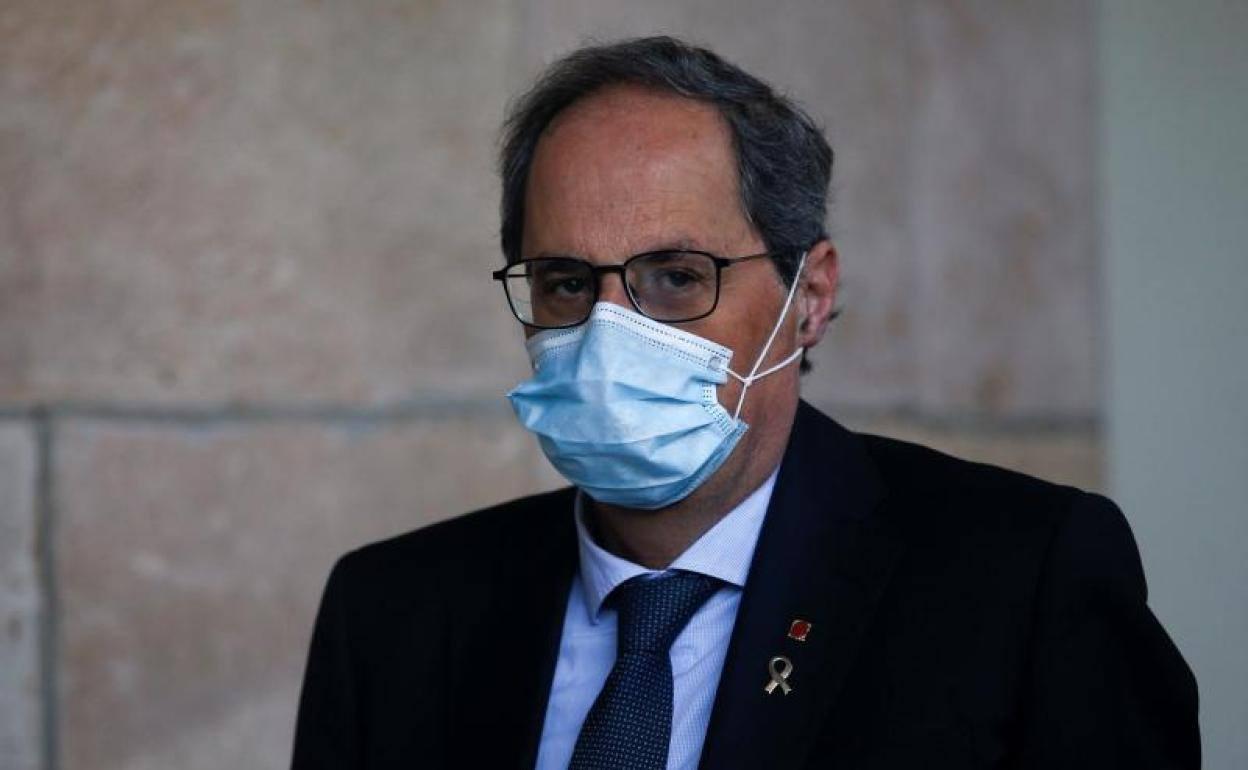 El presidente de Cataluña, Quim Torra. 