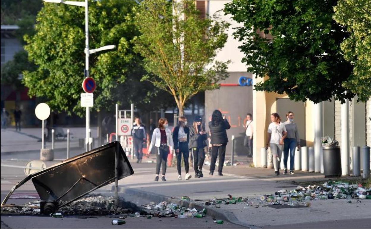 Imagen de una calle de Dijon. 