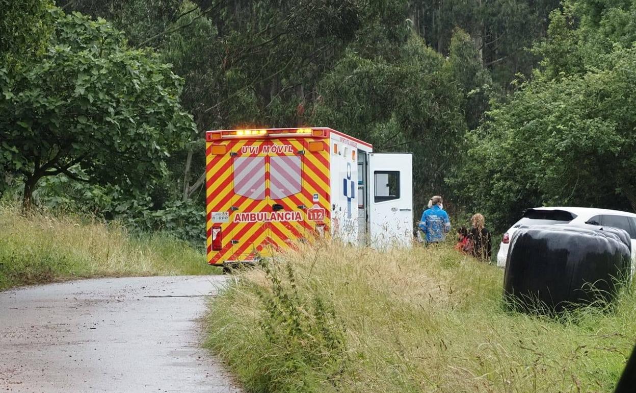 Fallece en Cancienes un trabajador de una empresa maderera aplastado por una piedra de dos toneladas