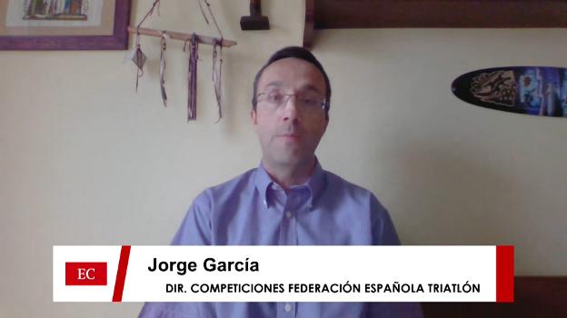 Jorge García, durante su intervención. 