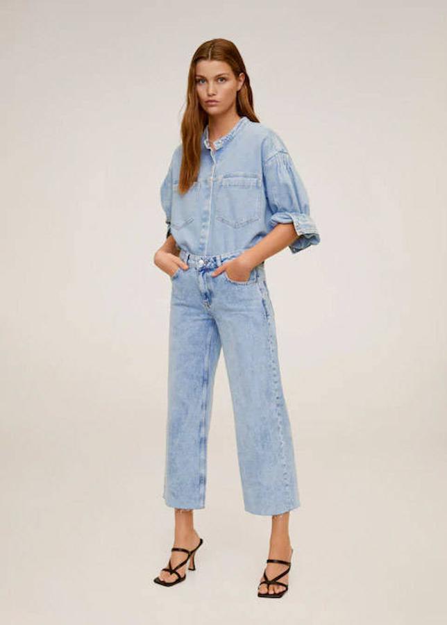 Jeans culotte de Mango, 17,99 euros.