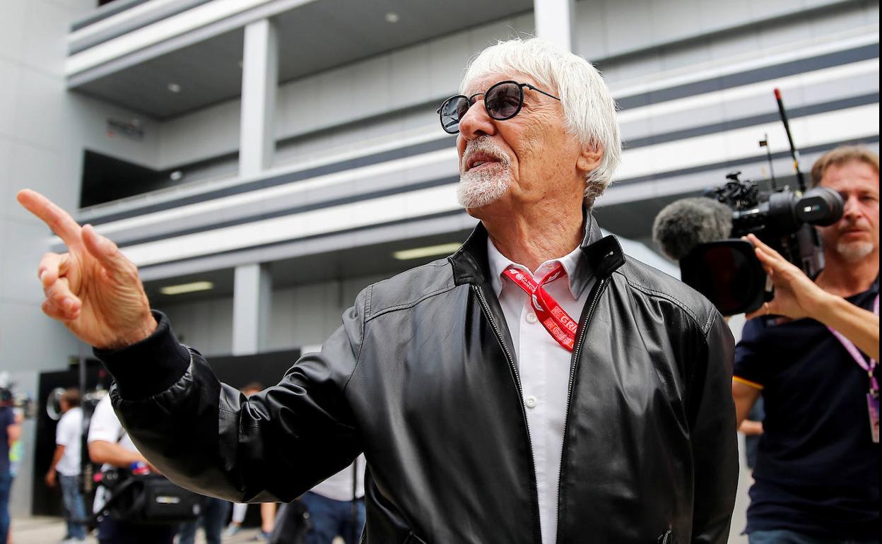 Bernie Ecclestone.