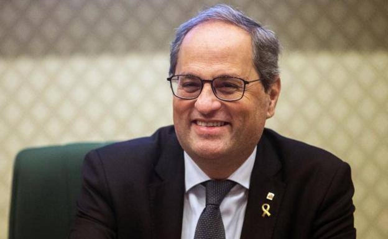 El presidente de la Generalitat Quim Torra. 