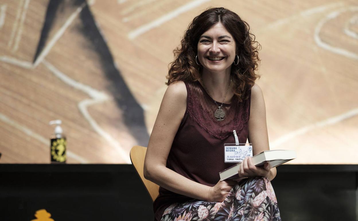 Susana Martín, en la Semana Negra de Gijón. 