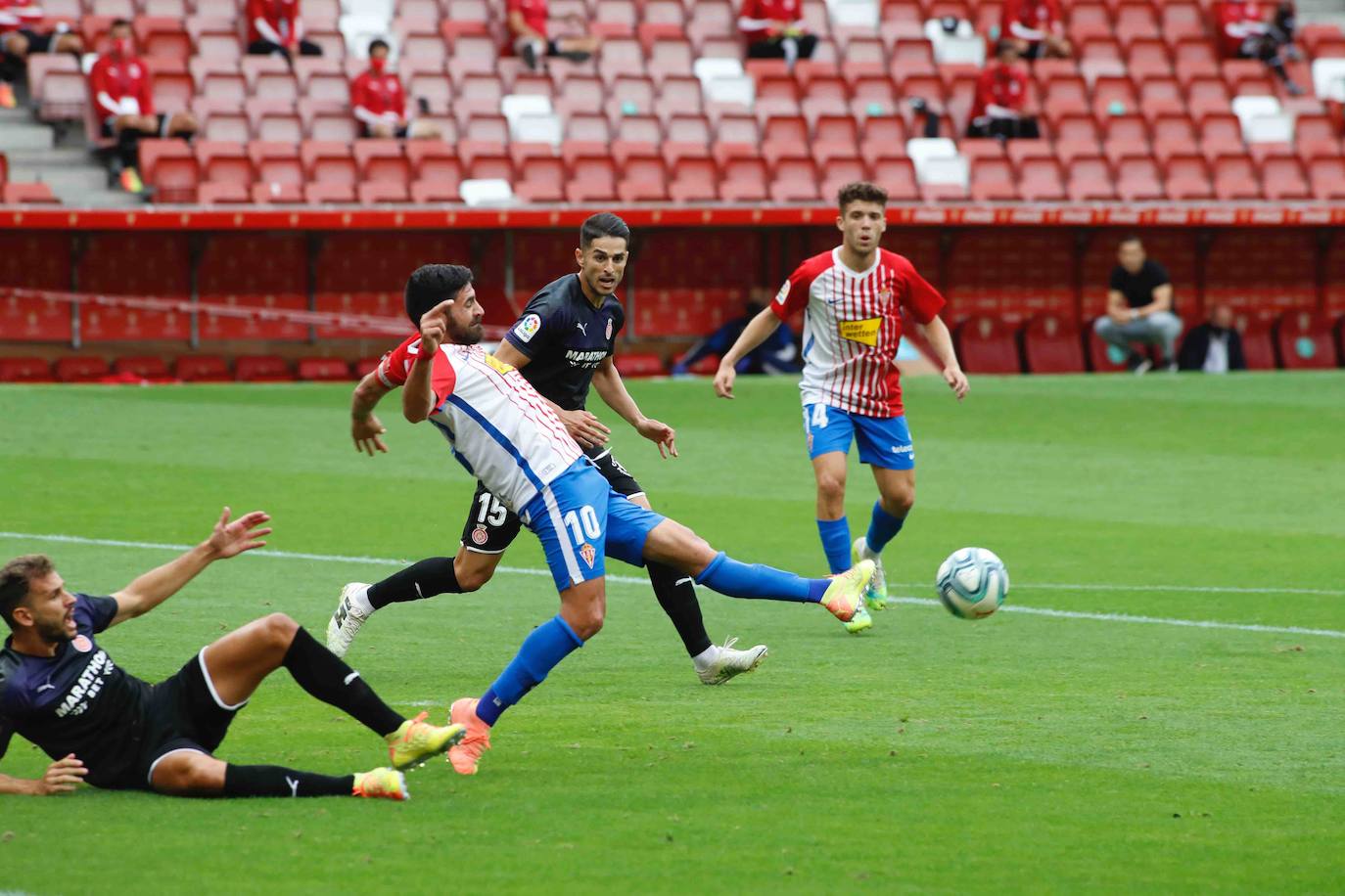 Fotos: Sporting 0-0 Girona, en imágenes