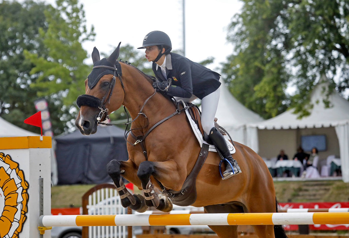 Fotos: Caballos jóvenes y adultos se dan cita para realizar pruebas de altura