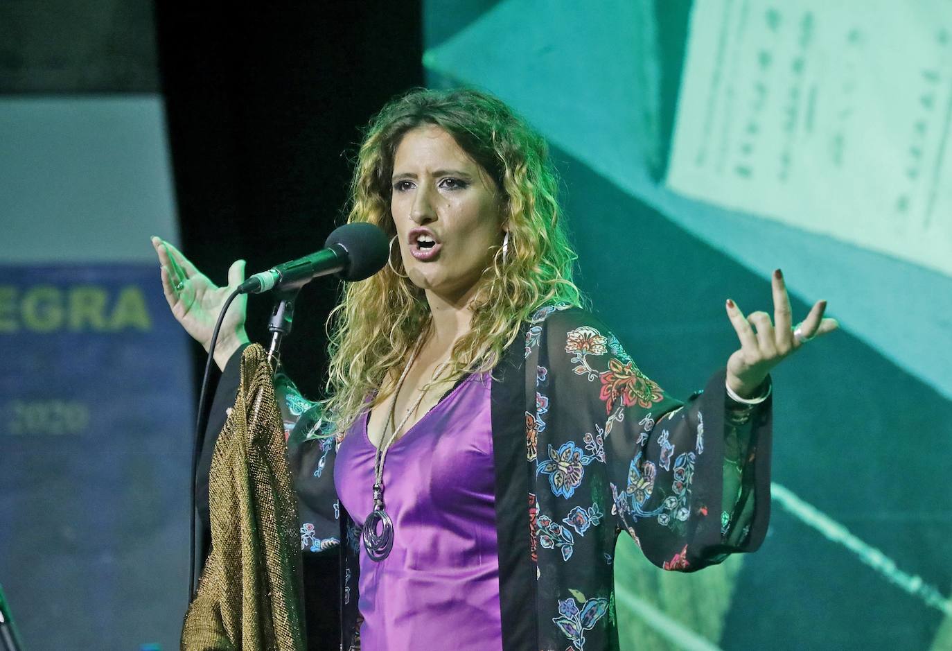 La tonada, y mucho más, sonó ayer en el Antiguo Instituto. La invitada de lujo, Anabel Santiago, quien demostró como ha sabido llevar la tradición más pura a los territorios más modernos, gracias a la fusión de estilos.