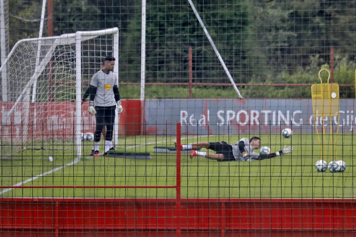 Fotos: Entrenamiento del Sporting (11-07-2020)