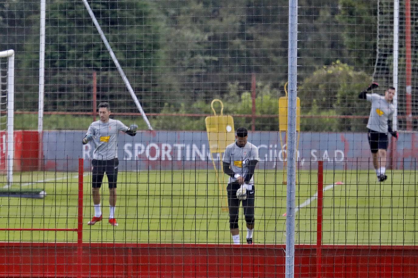 Fotos: Entrenamiento del Sporting (11-07-2020)