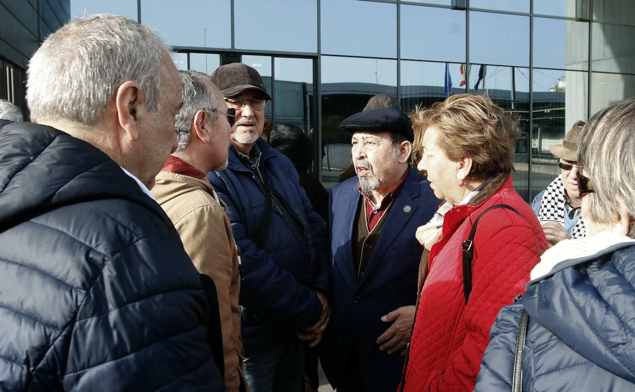 Jesús Montes Estrada, a las puertas del juzgado el pasado febrero.