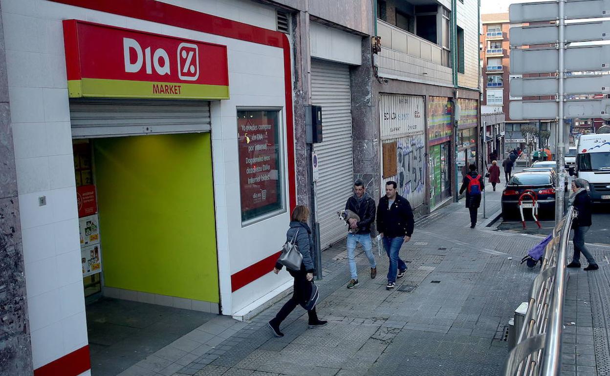 Un supermercado Dia en Bilbao.