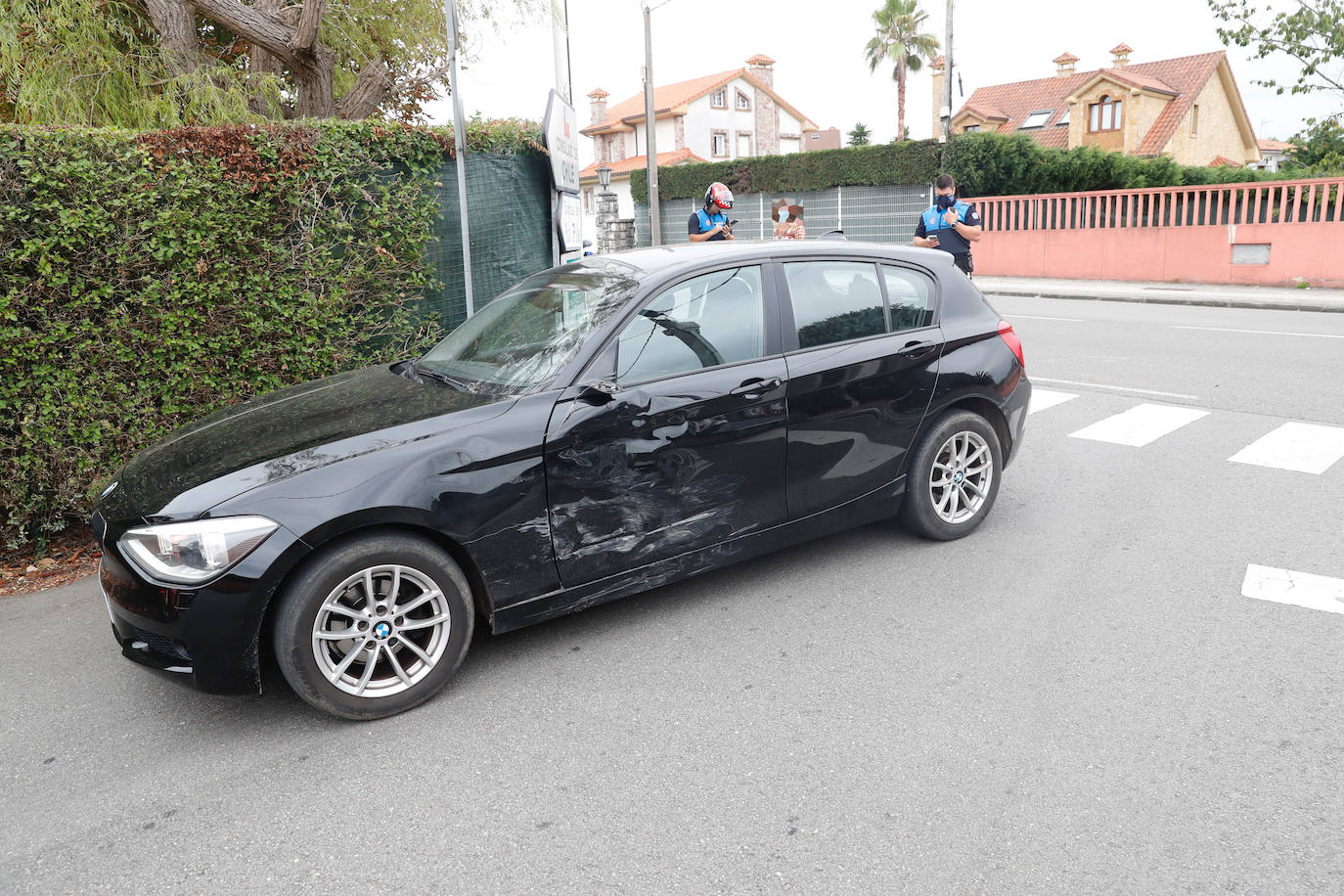 El suceso se produjo en la carretera Piles-Infanzón.