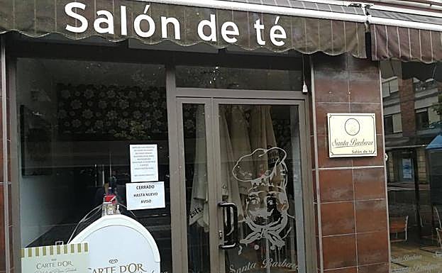 Establecimiento cerrado tras confirmarse un positivo por coronavirus. 