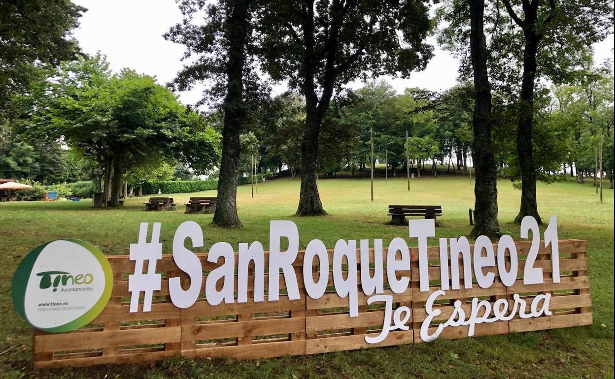 Tineo blinda el campo de San Roque para evitar aglomeraciones