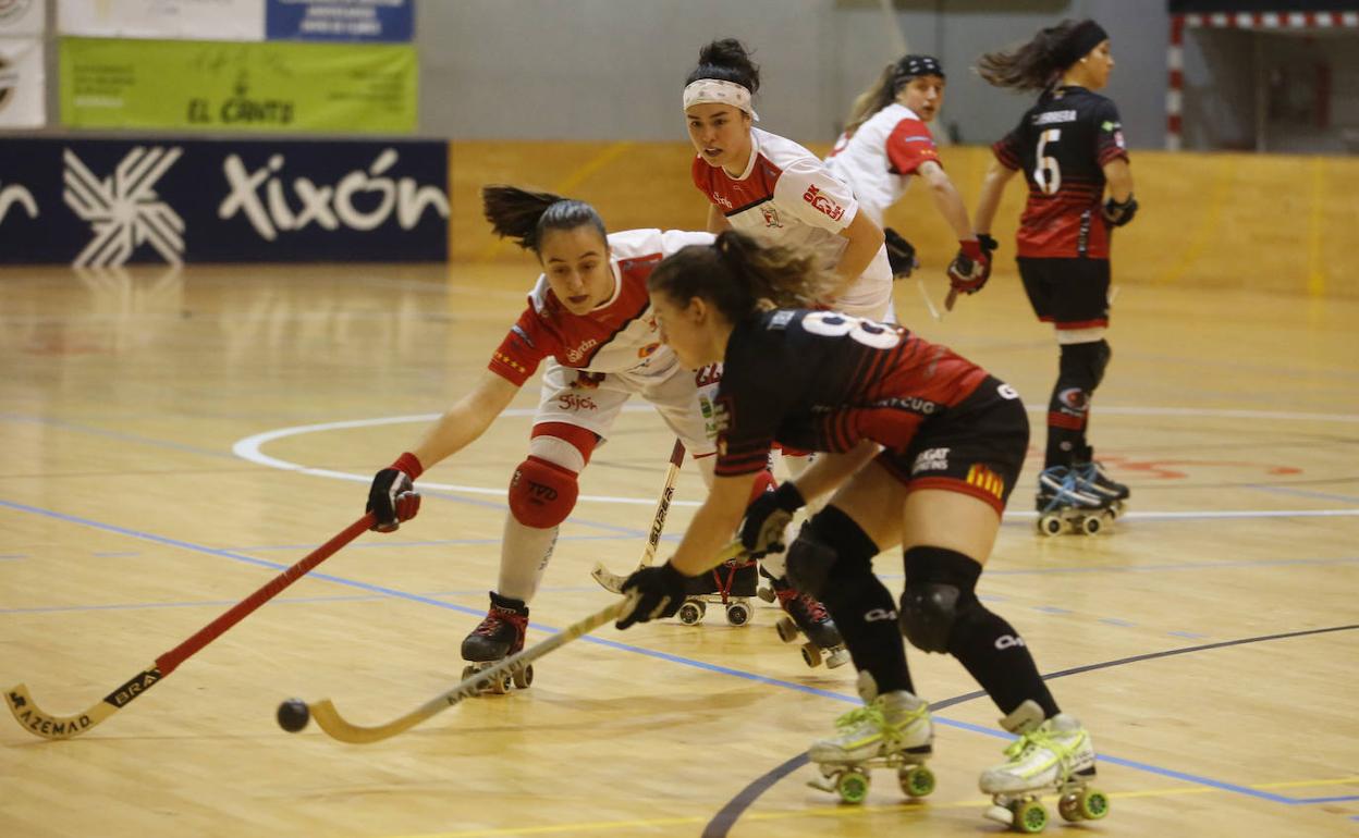 Jugadoras del Telecable. 