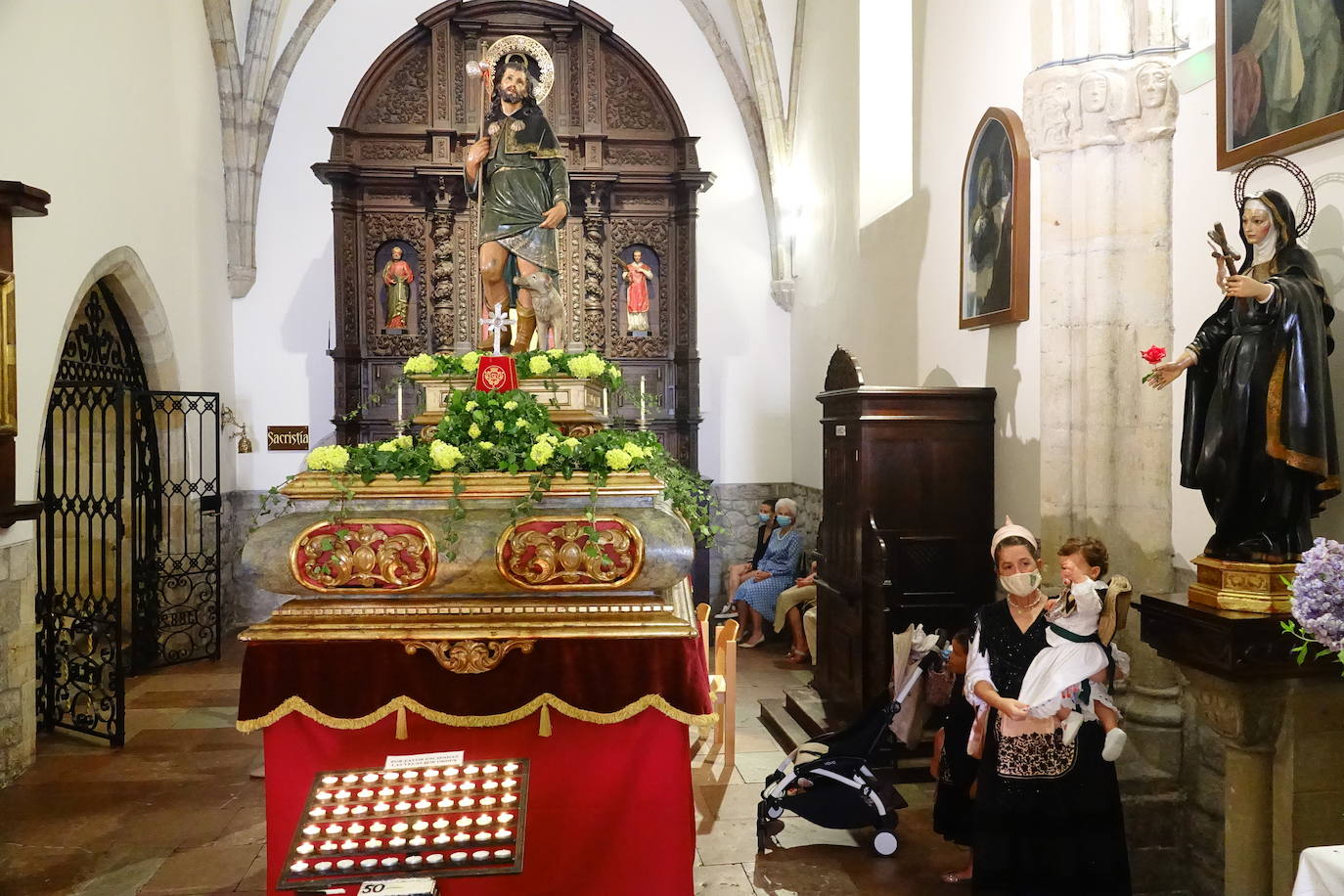 Llanes celebró unas atípicas fiestas de San Roque este año por la pandemia del coronavirus