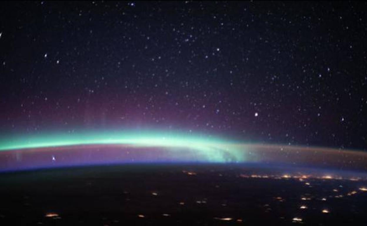 Foto tomada por la ISS el 16 de marzo de 2020 