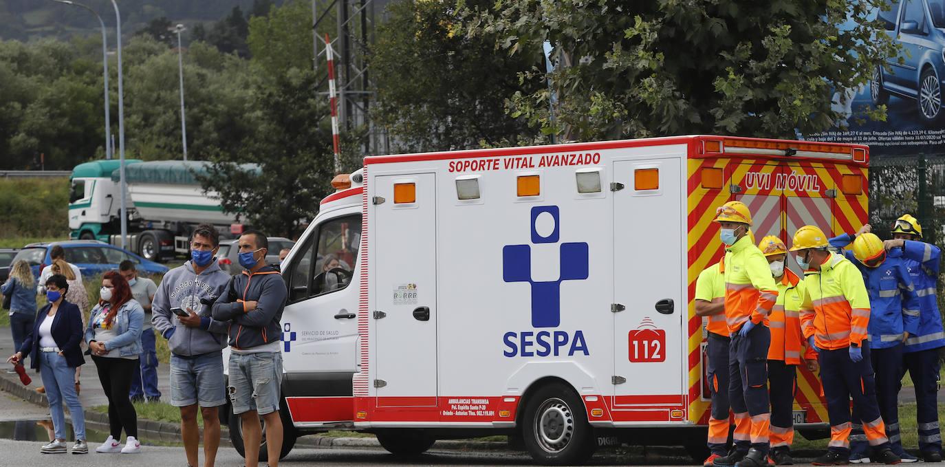 Hasta el lugar de los hechos se desplazaron varias patrullas de bomberos