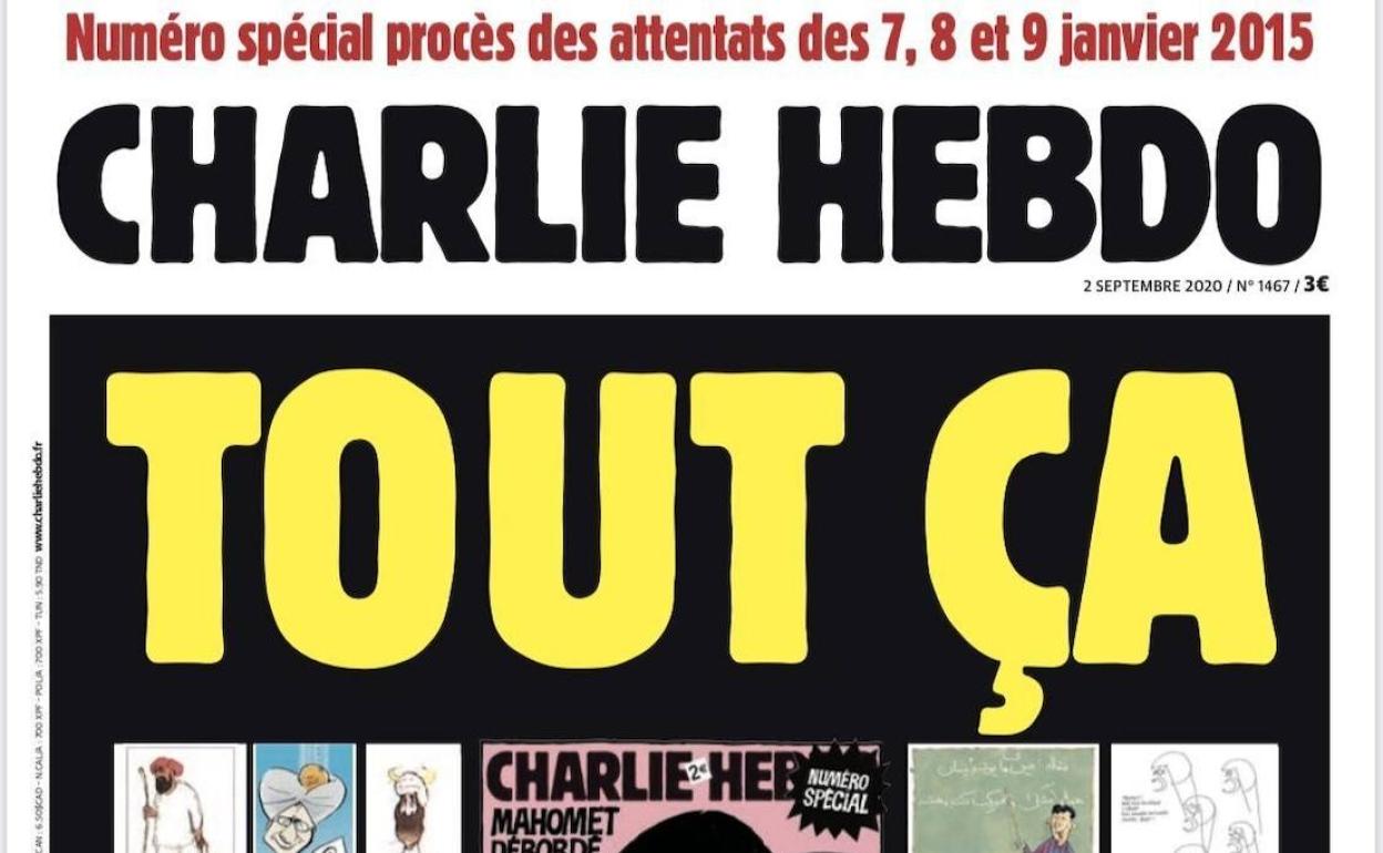 La portada de este miércoles 2 de septiembre de Charlie Hebdo. 