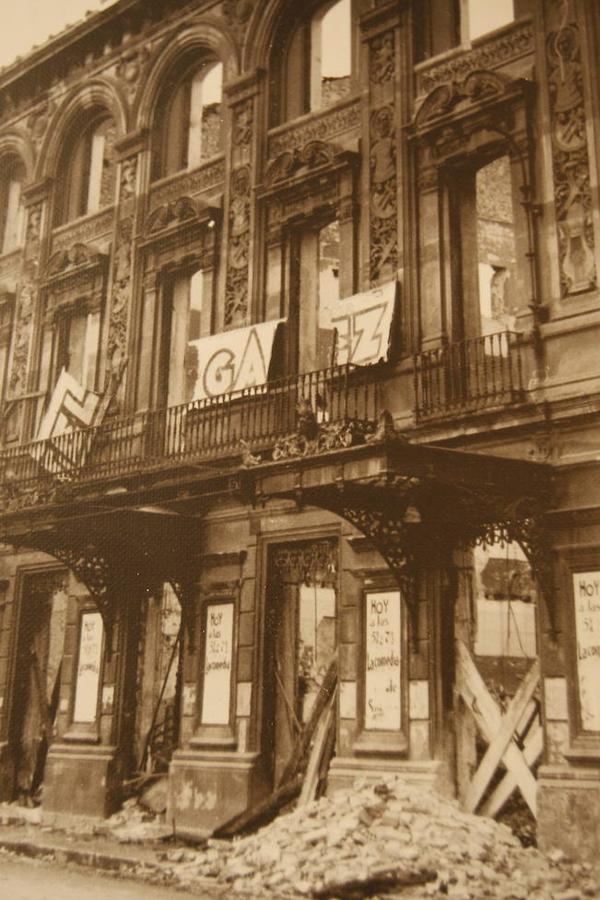 La destrucción y el dolor de la Guerra Civil en Gijón y Oviedo captados por los objetivos de Constantino Suárez y Florentino López, 'Floro'. Es lo que mostrará la exposición fotográfica 'Frente a frente: dos visiones fotográficas de la Guerra Civil', que se podrá ver a partir del mes de octubre en el Antiguo Instituto de Gijón, donde llegará tras cosechar un gran éxito en Madrid. 