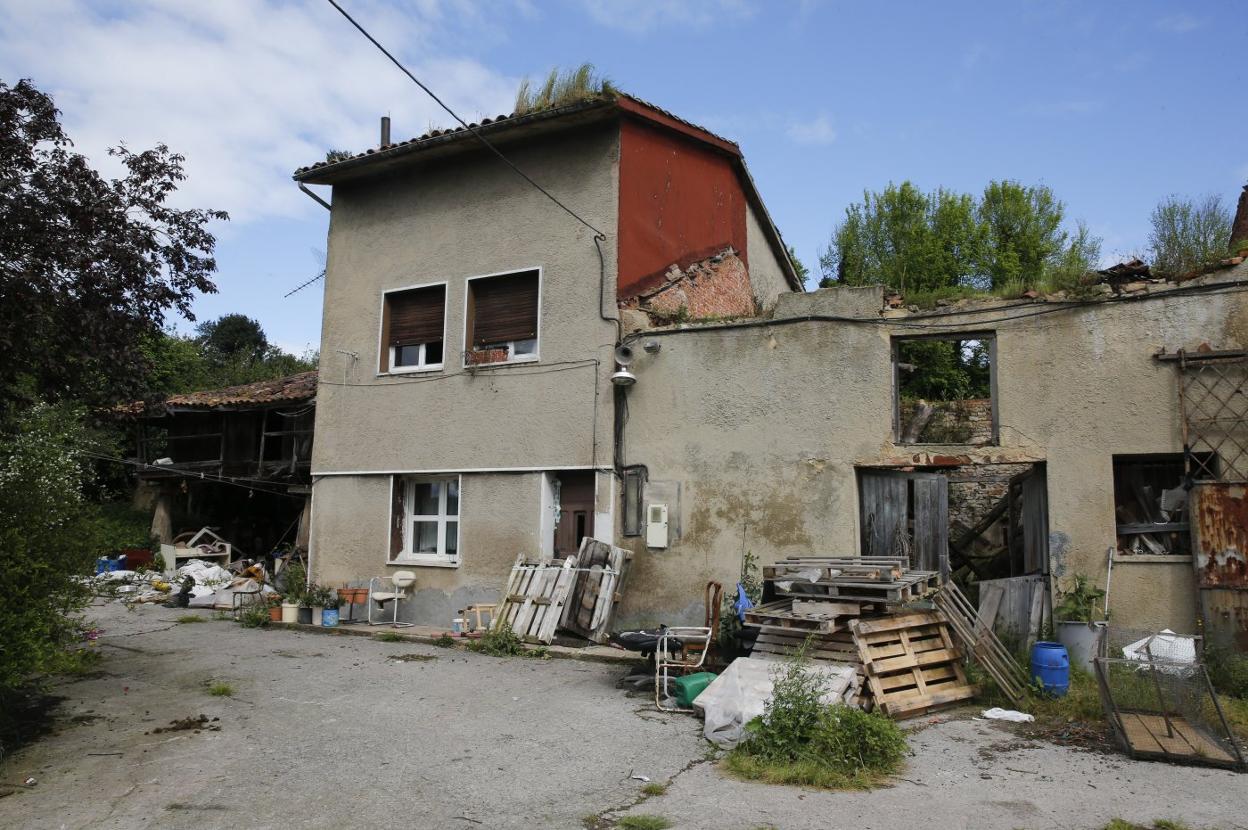 Vivienda de Tremañes en la que mataron a Llamedo. 