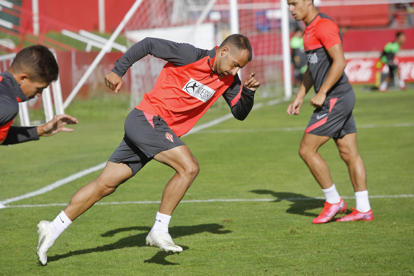 Fotos: Entrenamiento del Sporting (08-09-2020)