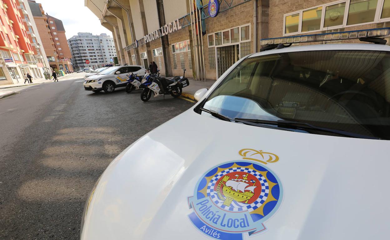 Comisaría de la Policía Local de Avilés, en la calle José Cueto 