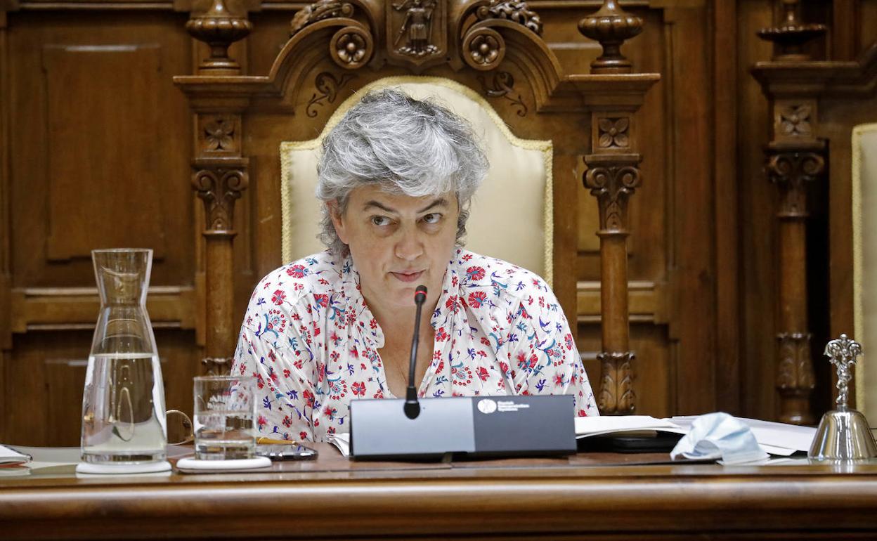 Ana Gozález, alcaldesa de Gijón. 