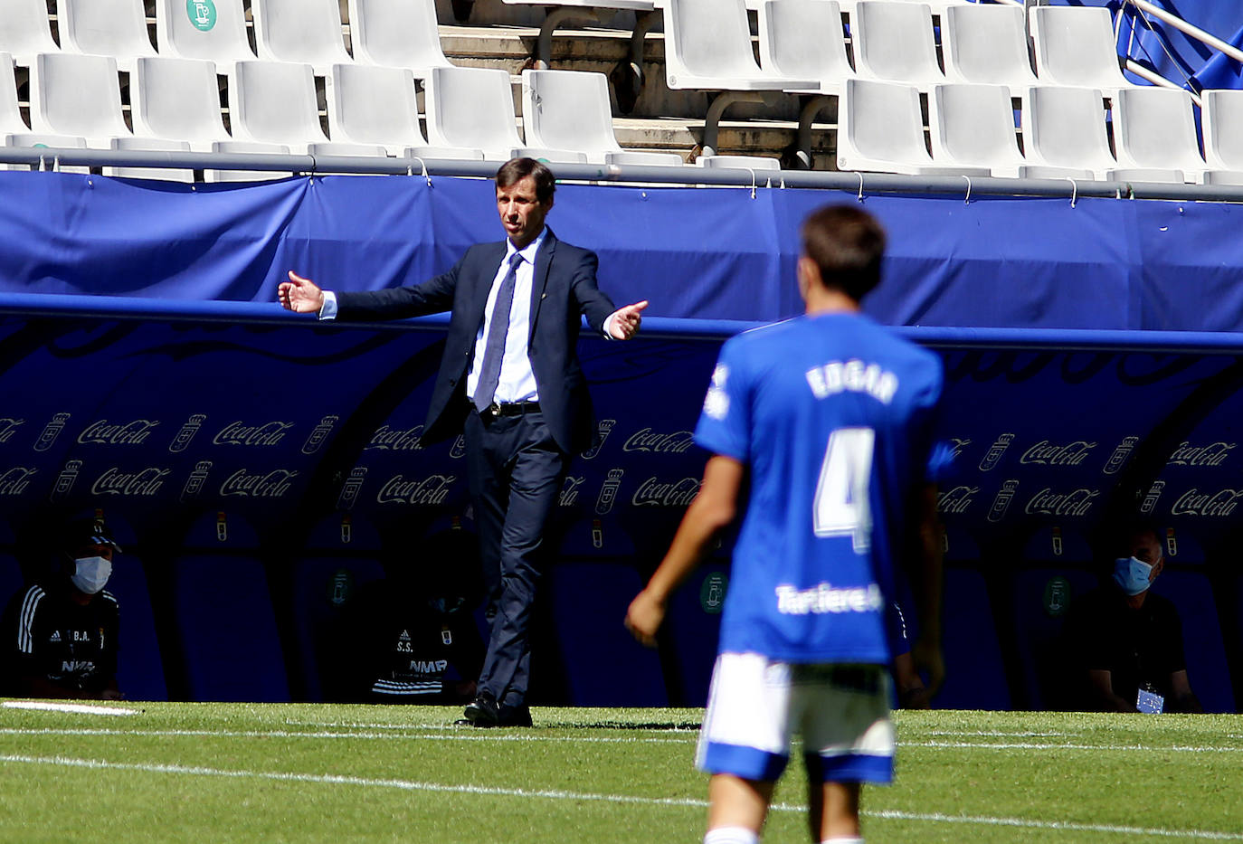 Los azules empataron ante el Cartagena en su estreno, después de fallar muchas ocasiones