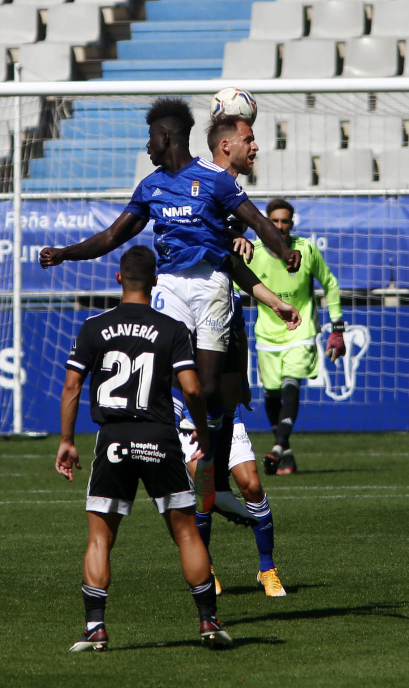 Los azules empataron ante el Cartagena en su estreno, después de fallar muchas ocasiones