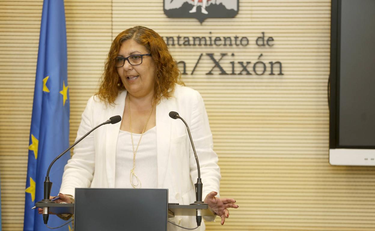 La portavoz del Ayuntamiento de Gijón, Marina Pineda 