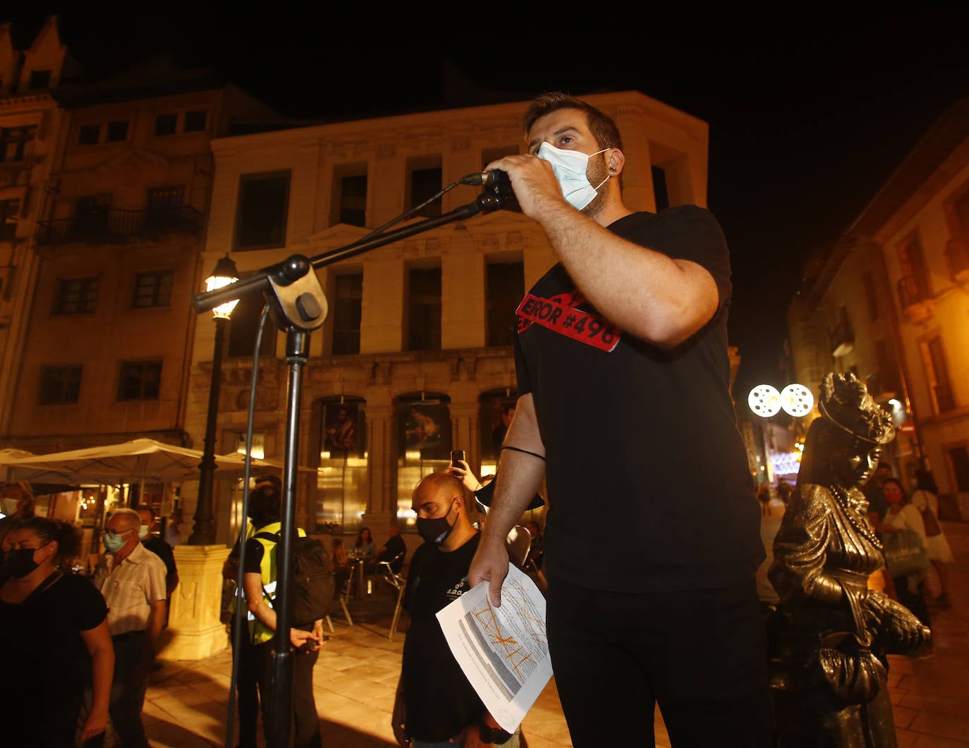 Fotos: El sector del espectáculo y de los eventos exige atención y ayudas en Oviedo