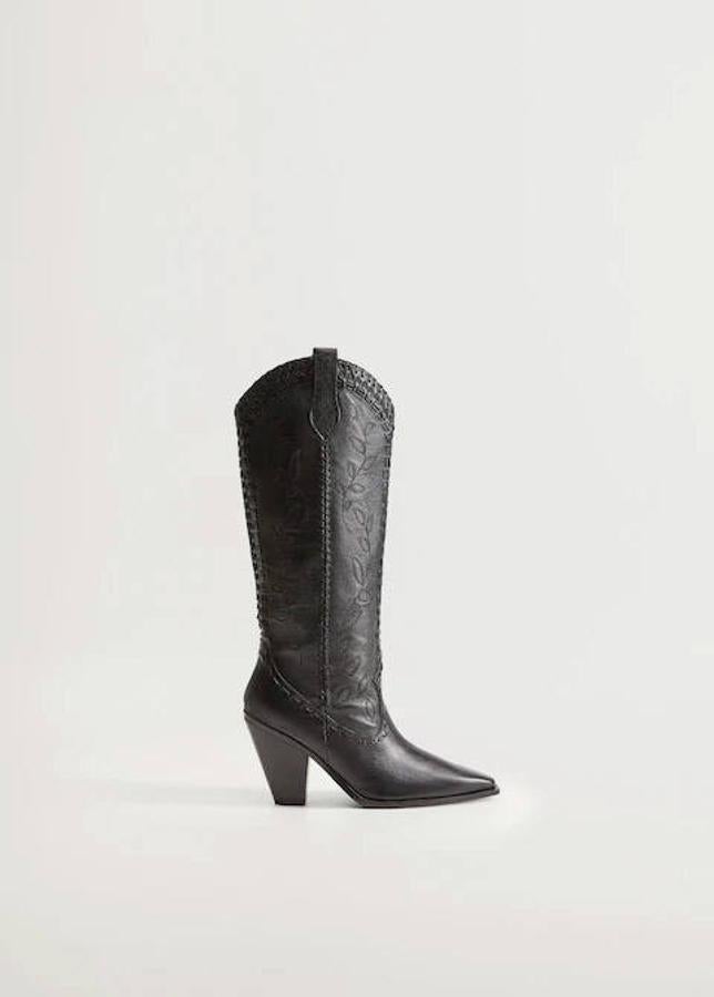 Bota de caña alta de Mango, 119,99 euros.