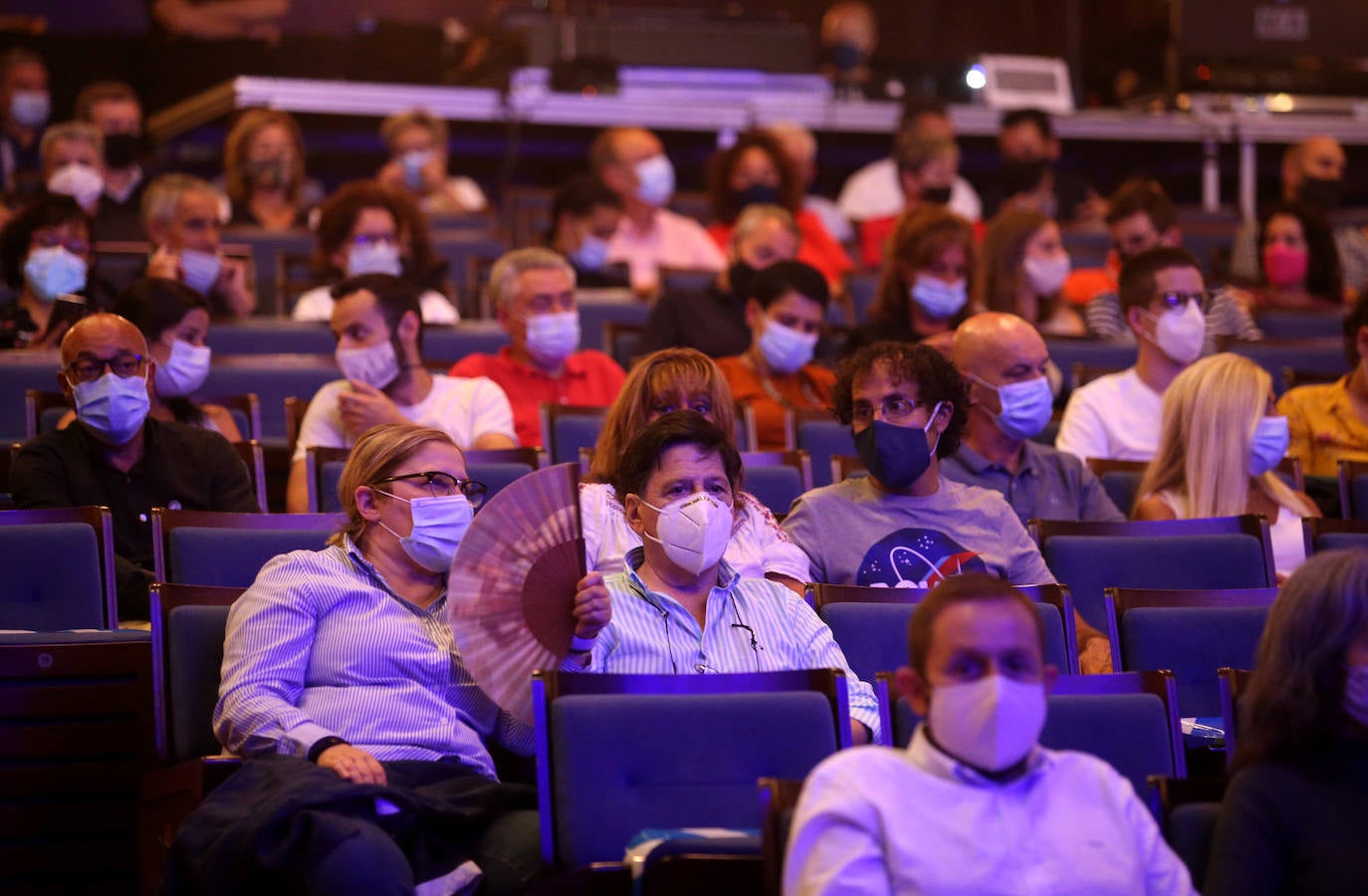 Hizo de la noche previa al día grande de San Mateo todo un espectáculo.