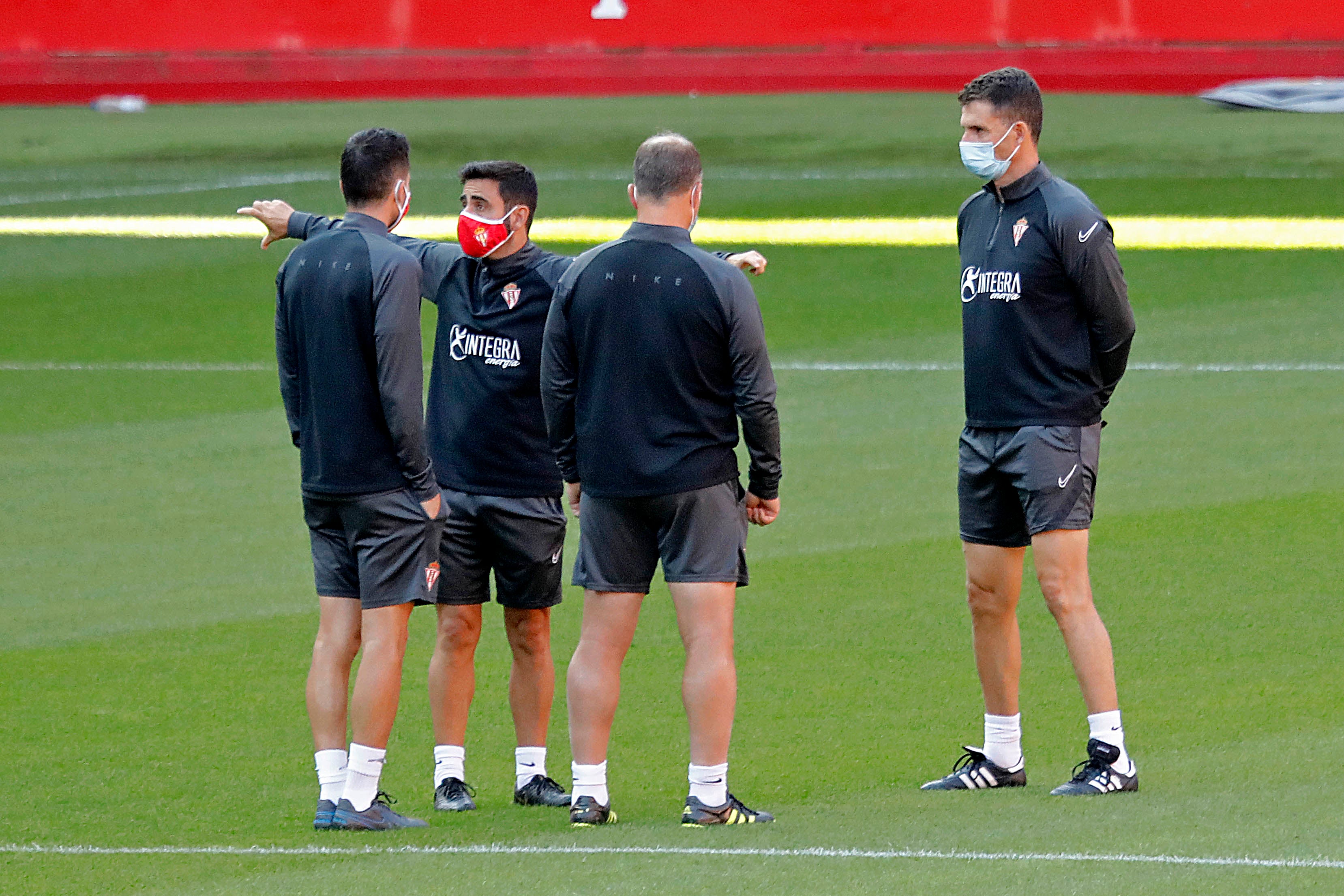 Sesión preparatoria de los rojiblancos para el partido del sábado frente al Girona (18.15 horas)