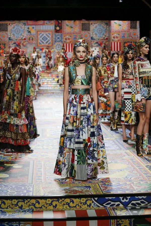 Fotos: Dolce&amp;Gabbana y su patchwork de azulejos sicilianos