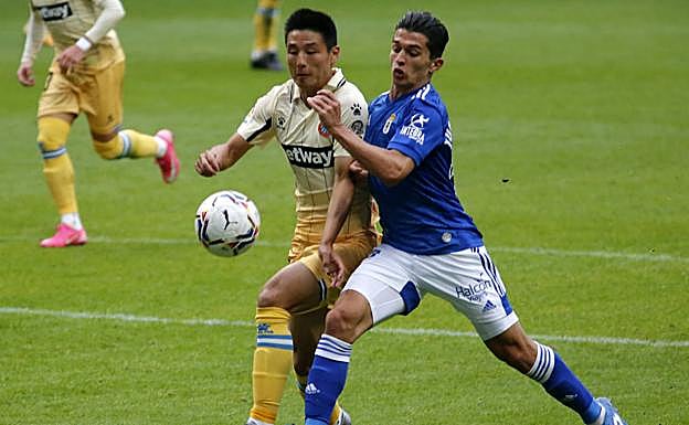 Galería. Imágenes del encuentro entre el Oviedo y el Espanyol.